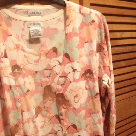 George Colorful 2 Pc Cardigan Set - Picture 4 of 4